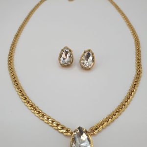 collier boucles acier inoxydable juditha , sur moderne-bijoux.fr - Bijoux ethniques & Femmes du monde