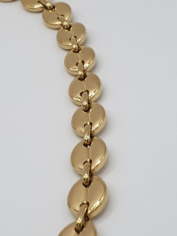 Chaine cou acier inoxydable grain de café , sur moderne-bijoux.fr Bijoux Ethniques & Femmes du monde