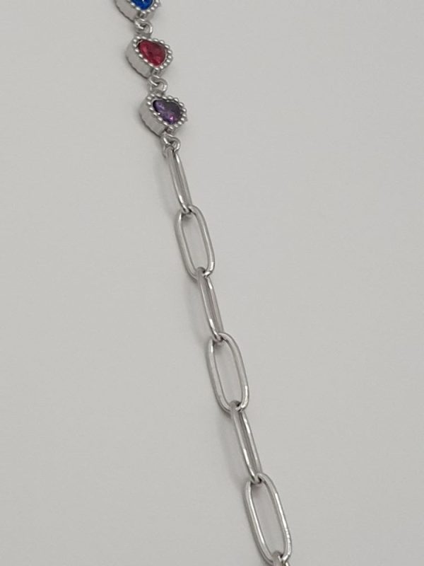 bracelet acier inoxydable cassis , sur moderne-bijoux.fr - Bijoux ethniques & Femmes du monde