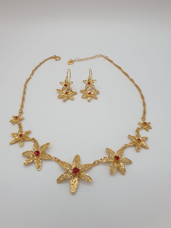 collier &boucles bijoux ethniques sur ylang-ylang - Bijoux ethniques & Femmes du monde