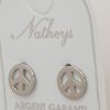 boucles argent massif peace , sur moderne-bijoux.fr Bijoux ethniques & Femmes du monde