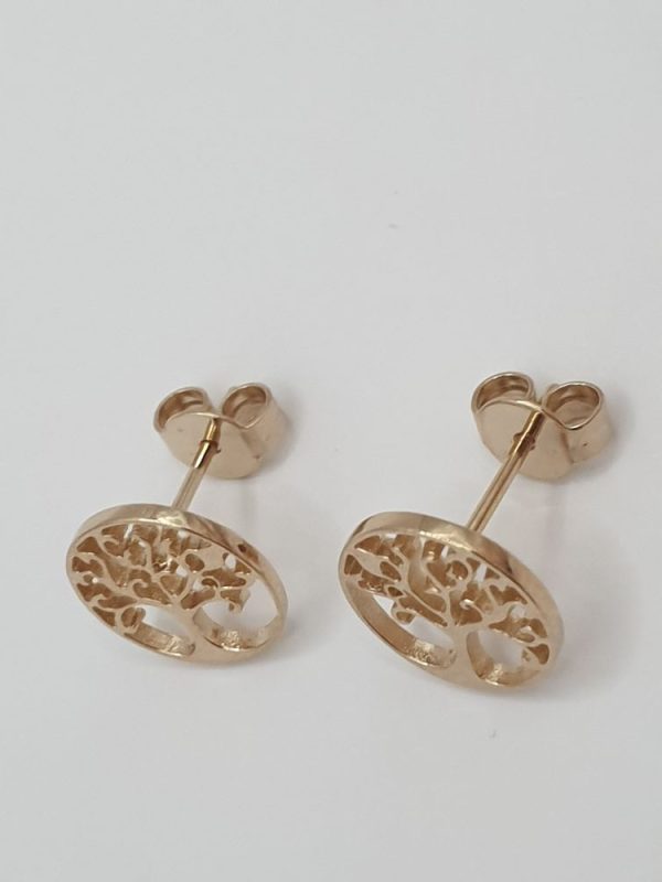 Boucles d'oreilles plaqué or 3 microns LEONA – Image 5