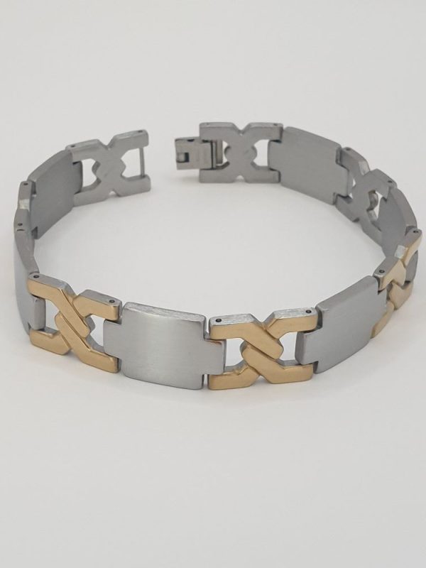 bracelet homme acier inoxydable ayden , sur moderne-bijoux.fr - Bijoux ethniques & Femmes du monde