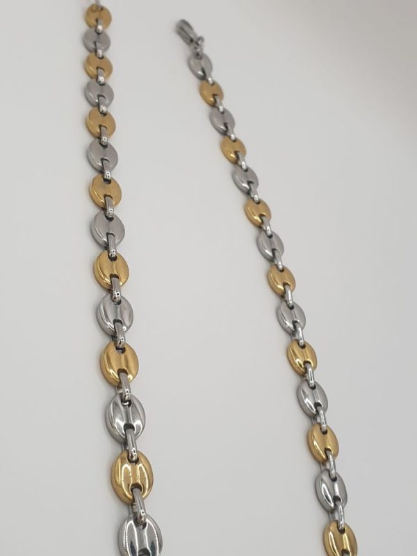 chaine Homme acier inoxydable nostra , sur moderne-bijoux.fr - Bijoux ethniques & Femmes du monde