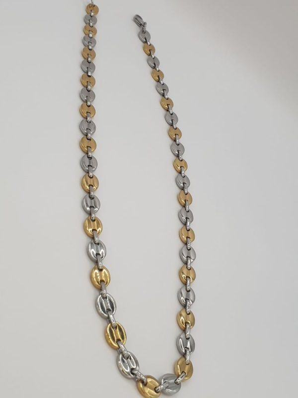 chaine Homme acier inoxydable nostra , sur moderne-bijoux.fr - Bijoux ethniques & Femmes du monde