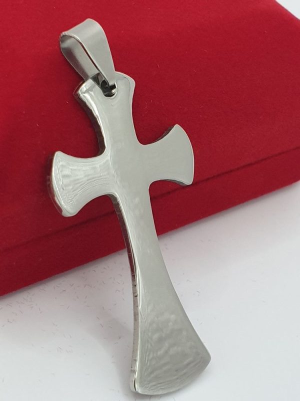 croix acier inoxydable lutin inri , sur moderne-bijoux.fr - Bijoux ethniques & Femmes du monde