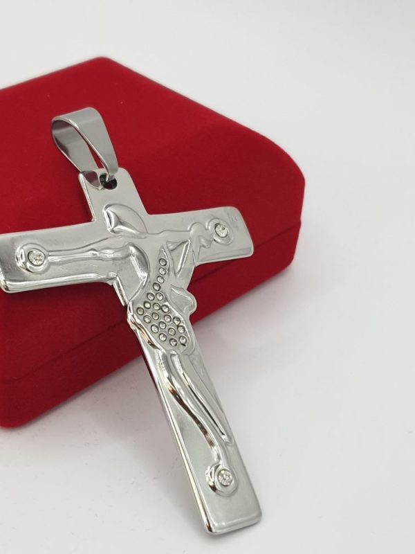 croix homme acier inoxydable inri paul , sur moderne-bijoux.fr Bijoux ethniques & Femmes du monde