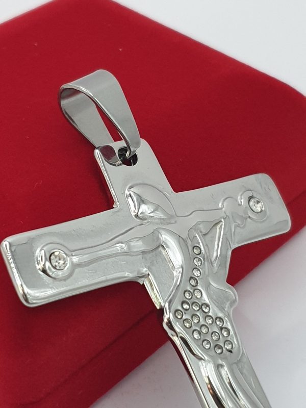 croix homme acier inoxydable inri paul , sur moderne-bijoux.fr Bijoux ethniques & Femmes du monde