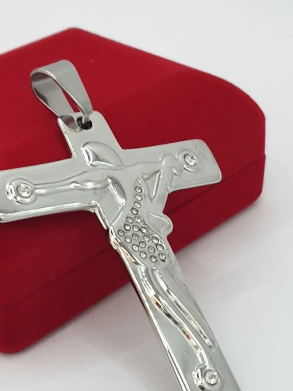 croix homme acier inoxydable inri paul , sur moderne-bijoux.fr Bijoux ethniques & Femmes du monde