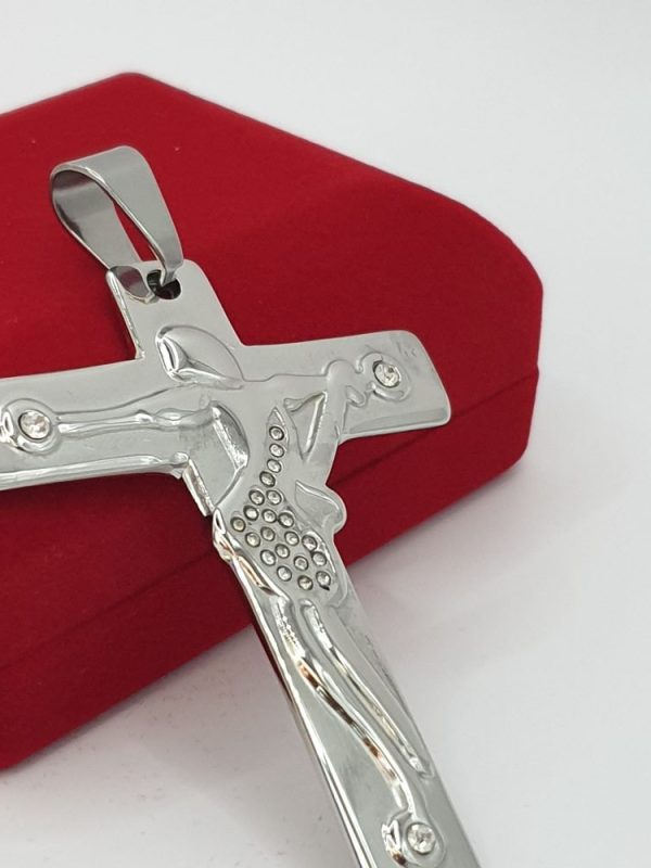 croix homme acier inoxydable inri paul , sur moderne-bijoux.fr Bijoux ethniques & Femmes du monde
