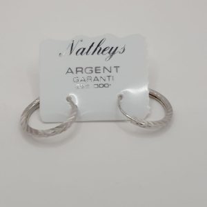 Boucles oreilles enfant argent massif tilla , sur moderne-bijoux.fr - Bijoux ethniques & Femmes du monde