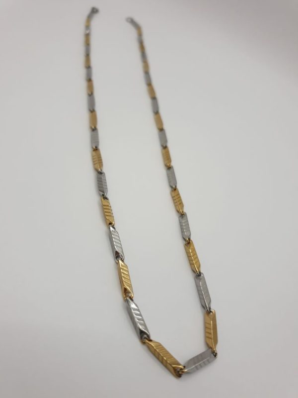 chaine cou acier inoxydable jo , sur moderne-bijoux.fr - Bijoux ethniques & Femmes du monde