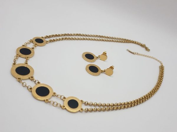 collier boucles acier dana , sur moderne-bijoux.fr - Bijoux ethniques & Femmes du monde
