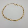 chaine cheville grain de café acier inoxydable, sur moderne-bijoux.fr - Bijoux ethnique & Femmes du monde