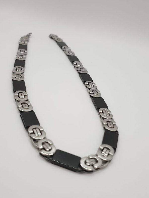 chaine homme acier inoxydable rayan , sur moderne-bijoux.fr - Bijoux ethniques & Femmes du monde