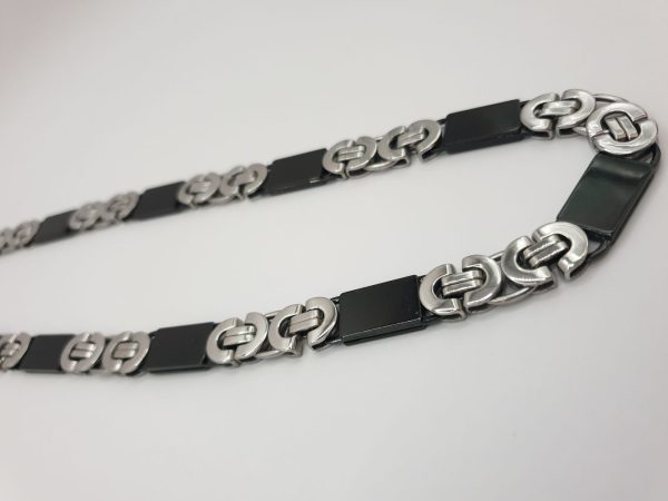 chaine homme acier inoxydable rayan , sur moderne-bijoux.fr - Bijoux ethniques & Femmes du monde