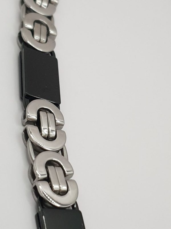 chaine homme acier inoxydable rayan , sur moderne-bijoux.fr - Bijoux ethniques & Femmes du monde