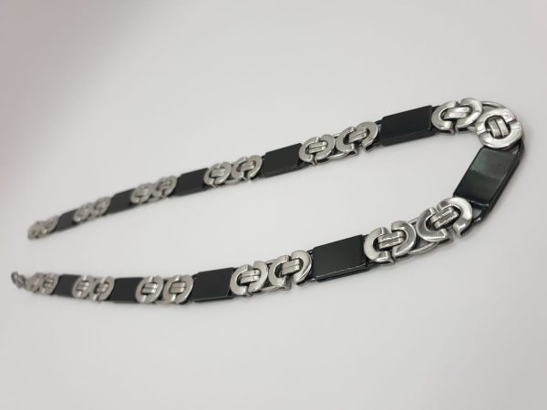 chaine homme acier inoxydable rayan , sur moderne-bijoux.fr - Bijoux ethniques & Femmes du monde