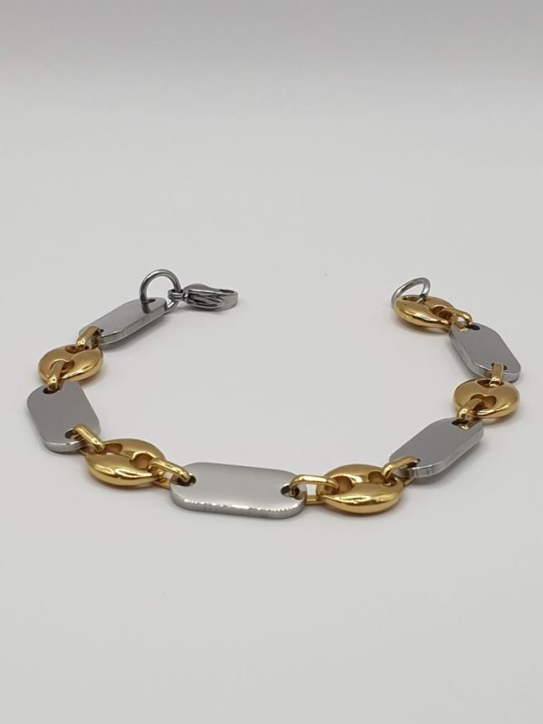 bracelet homme acier inoxydable wenbé , sur moderne-bijoux.fr - Bijoux ethniques & Femmes du monde