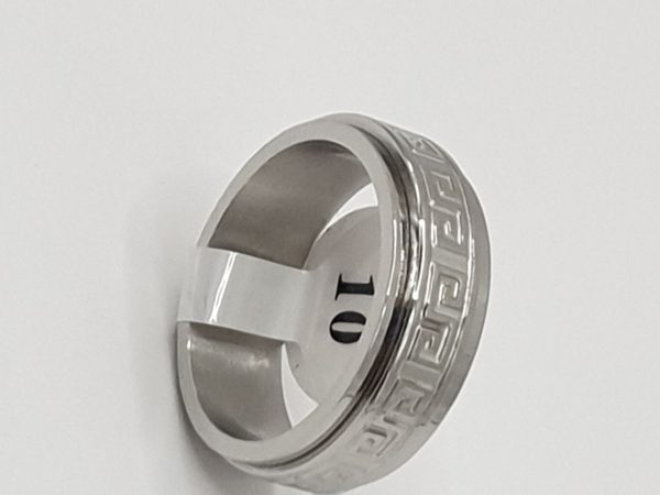 bague acier inoxydable homme robi , sur moderne-bijoux.fr - Bijoux ethniques & Femmes du mali