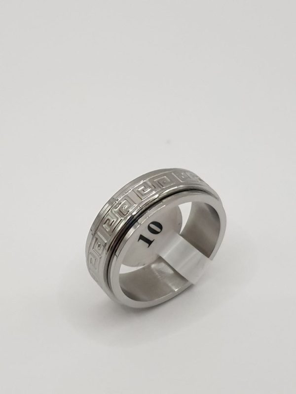 bague acier inoxydable homme robi , sur moderne-bijoux.fr - Bijoux ethniques & Femmes du mali