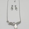 chaine boucles blanc djen , sur moderne-bijoux.fr - Bijoux ethniques & Femmes du monde
