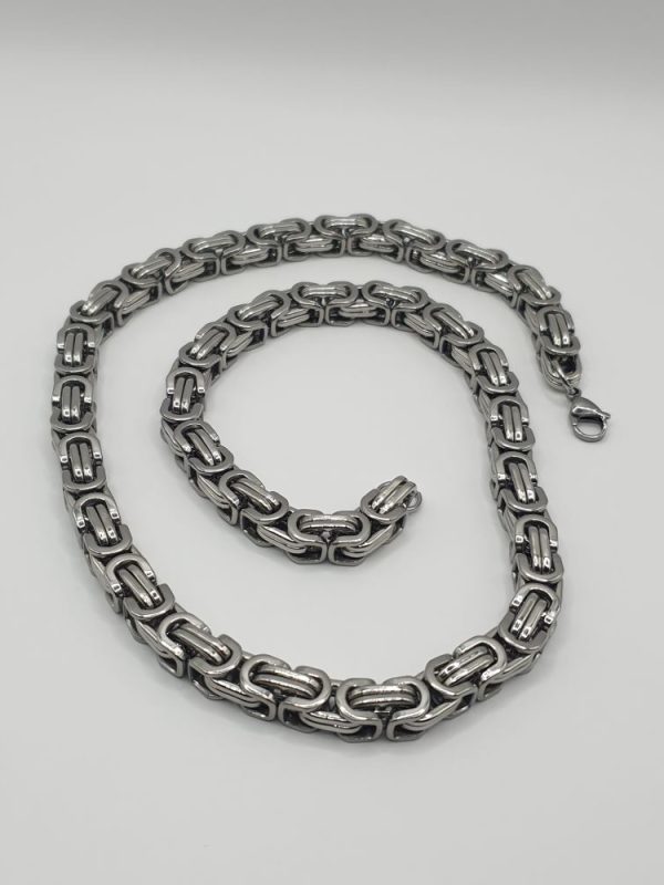 chaine homme acier inoxydable marius , sur moderne-bijoux.fr - Bijoux ethniques & Femmes du monde