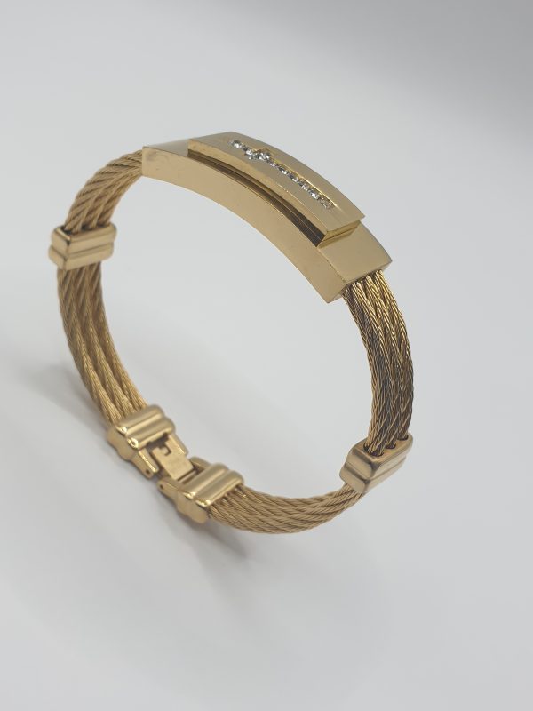 Bracelet Homme acier inoxydable kenoss , sur moderne-bijoux.fr - Bijoux ethniques & Femmes du monde