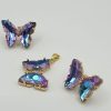 Collier & boucles en acier papillon , sur moderne-bijoux.fr - Bijoux ethniques & Femmes du monde