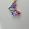Collier & boucles en acier papillon , sur moderne-bijoux.fr - Bijoux ethniques & Femmes du monde