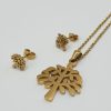 chaine boucles acier inoxydable arbre, sur moderne-bijoux.fr - Bijoux ethniques & Femmes du monde