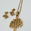 chaine boucles acier inoxydable arbre, sur moderne-bijoux.fr - Bijoux ethniques & Femmes du monde