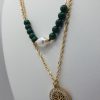 chaine de cou acier inoxydable , sur moderne-bijoux.fr - Bijoux ethniques & Femmes du monde verti