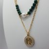 chaine de cou acier inoxydable , sur moderne-bijoux.fr - Bijoux ethniques & Femmes du monde verti