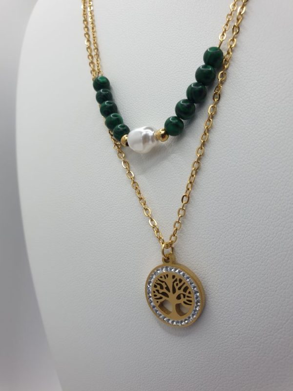 chaine de cou acier inoxydable , sur moderne-bijoux.fr - Bijoux ethniques & Femmes du monde verti