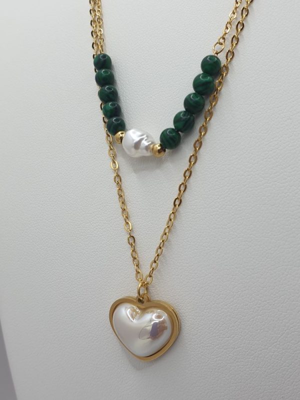 collier acier inoxydable pretina, sur moderne-bijoux.fr - Bijoux ethniques & Femmes du monde