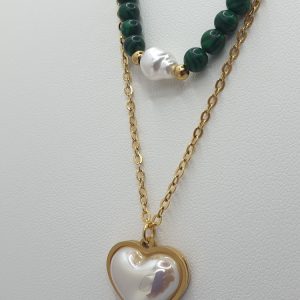 collier acier inoxydable pretina, sur moderne-bijoux.fr - Bijoux ethniques & Femmes du monde