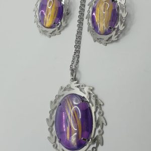 collier boucles acier inoxydable fresca , sur moderne-bijoux.fr - Bijoux ethniques & Femmes du monde