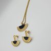collier & boucles acier inoxydable carane sur moderne-bijoux.fr - Bijoux ethniques & Femmes du monde