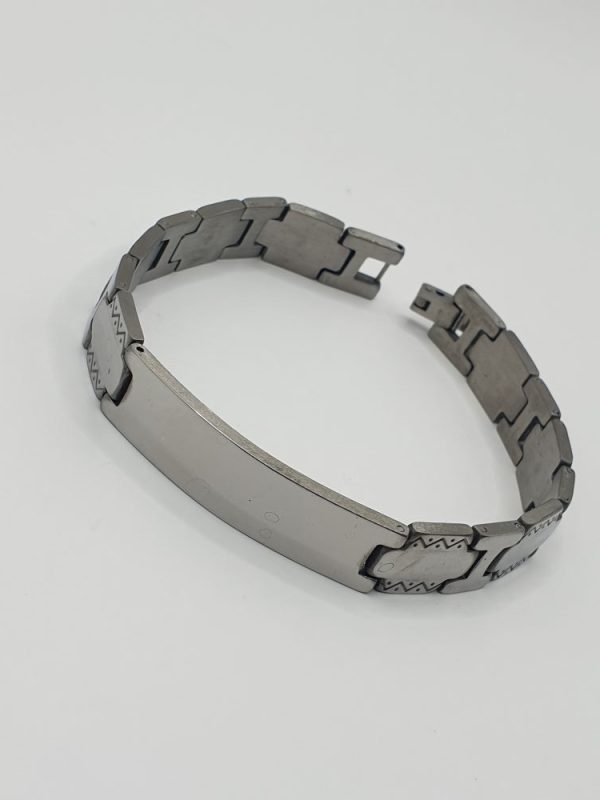 bracelet homme acier inoxydable Elio, sur moderne-bijoux.fr - Bijoux ethniques & Femmes du monde