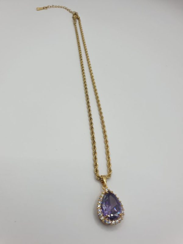 chaine acier inoxydable samuella , sur moderne-bijoux.fr - Bijoux ethniques & Femmes du monde