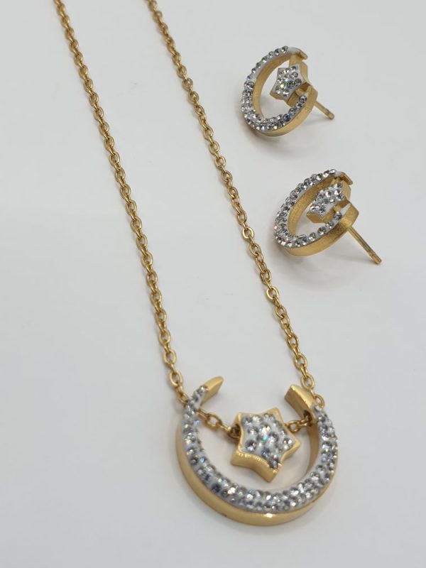 chaine & boucles acier inoxydable stona, sur Moderne-Bijoux.fr - Bijoux ethniques & Femmes du monde