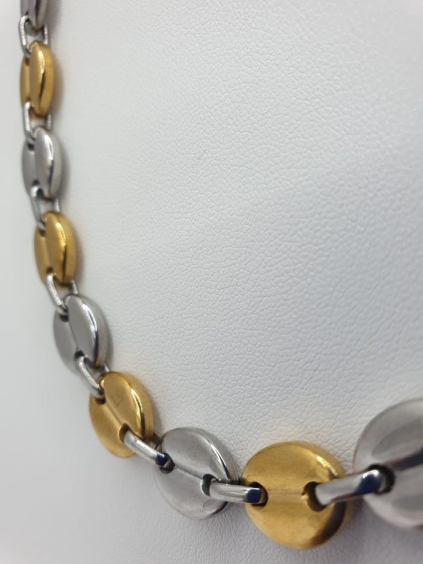 chaine homme acier inoxydable gros grain , sur moderne-bijoux.fr - Bijoux ethniques & Femmes du monde
