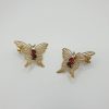 collier & boucles acier inoxydable papillona , sur moderne-bijoux.fr - bijoux ethniques & Femmes du monde