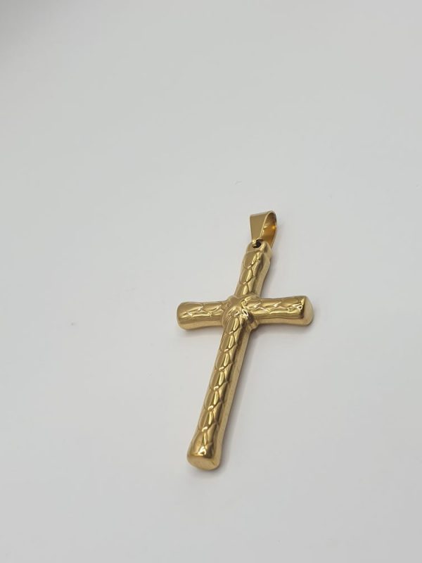 Croix acier inoxydable pellatina , sur moderne-bijoux .fr - Bijoux ethniques &Femmes du monde