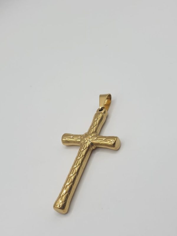 Croix acier inoxydable pellatina , sur moderne-bijoux .fr - Bijoux ethniques &Femmes du monde