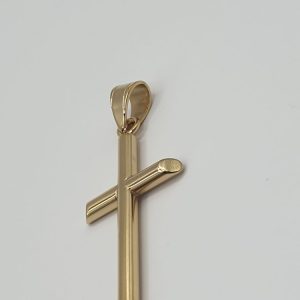 croix acier inoxydable anne , sur moderne-bijoux.fr - Bijoux ethniques & Femmes du monde
