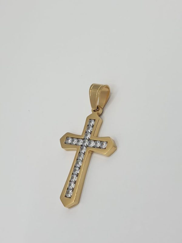 croix acier inoxydable jeannette , sur moderne-bijoux.fr - Bijoux ethniques & Femmes du monde