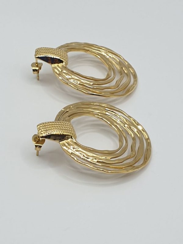 boucles oreilles acier inoxydable clelia , sur moderne-bijoux.fr - Bijoux ethniques & Femmes du monde