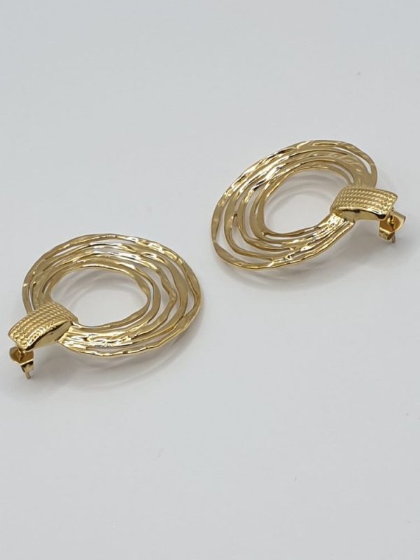 boucles oreilles acier inoxydable clelia , sur moderne-bijoux.fr - Bijoux ethniques & Femmes du monde